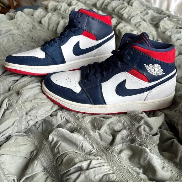 Jordan | Shoes | 220 Air Jordan Mid Se Olympic | Poshmark display picture 1